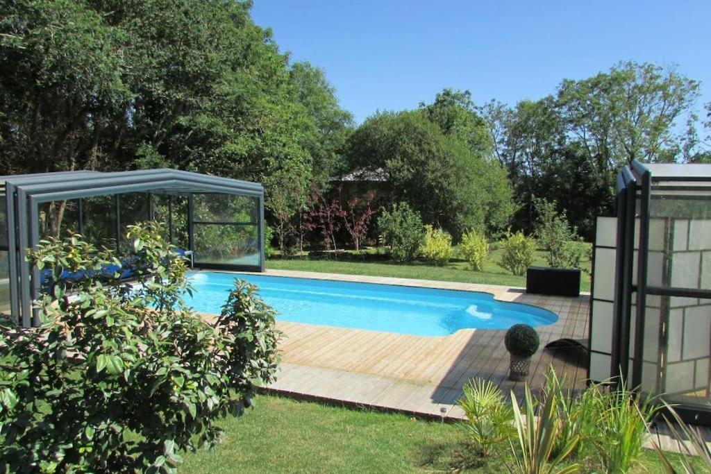 Chalet Des Fees - Piscine Crozon Exterior foto